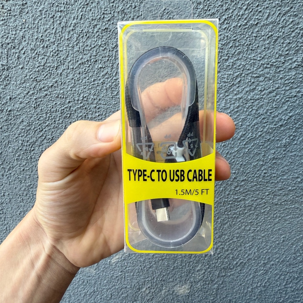 Type-C to USB Cable - Black